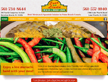 Tablet Screenshot of casalindamexican.com